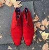 Men's Shoes Handmade Pointed Toe Suede Chukka Lace Up Formal Dress Casual Boots