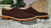 Men Handmade Shoes Genuine Brown Suede Lace Up Formal Dress Casual Wear Boots