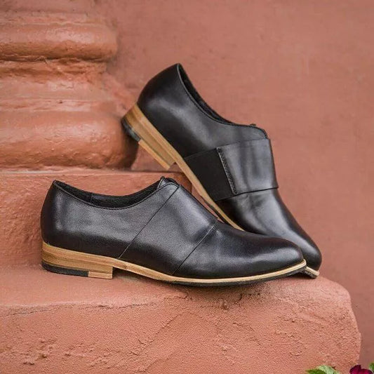 Men's Handmade Leather Shoes Monk Style Loafers Formal Casual Dress Boots