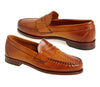 Brown Leather Shoes Men's Handmade Leather Formal Casual Moccasin Slip on Loafer