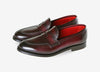 Men's Shoes Handmade Formal Casual Ox Blood Leather Patina Penny loafers