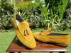 Men Handmade Shoes Genuine Tan Suede Loafers Slip-On Tassels Formal Casual Boots