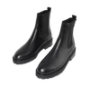 Men Shoes Handmade Firenze Atelier Matte Black Leather Round Toe Ankle Chelsea